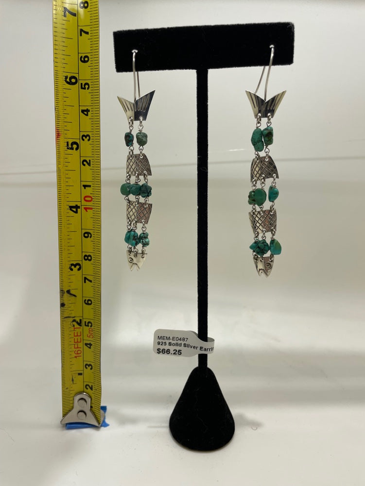 No Mas! 925 Solid Silver Earrings