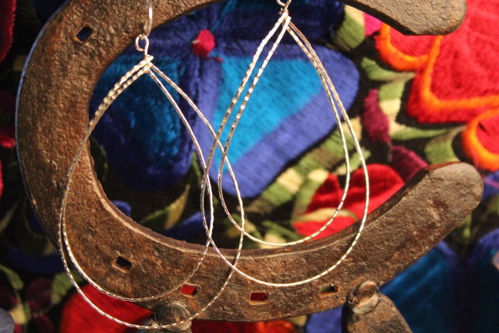 No Mas! 925 Solid Silver Earrings
