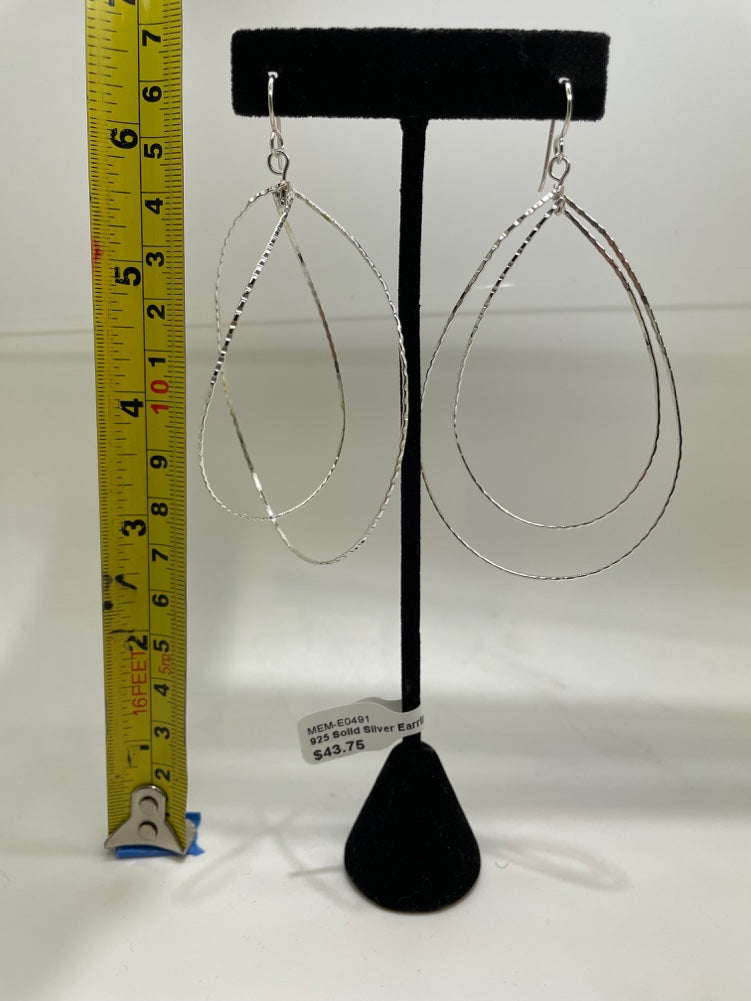 No Mas! 925 Solid Silver Earrings