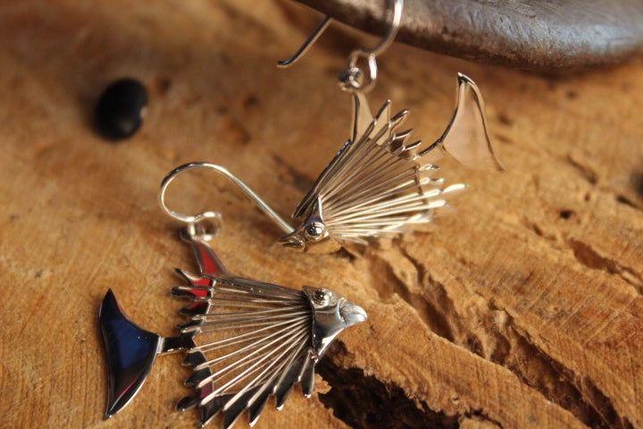No Mas! 925 Solid Silver Earrings