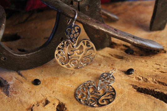 No Mas! 925 Solid Silver Earrings