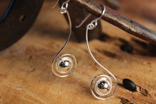 No Mas! 925 Solid Silver Earrings