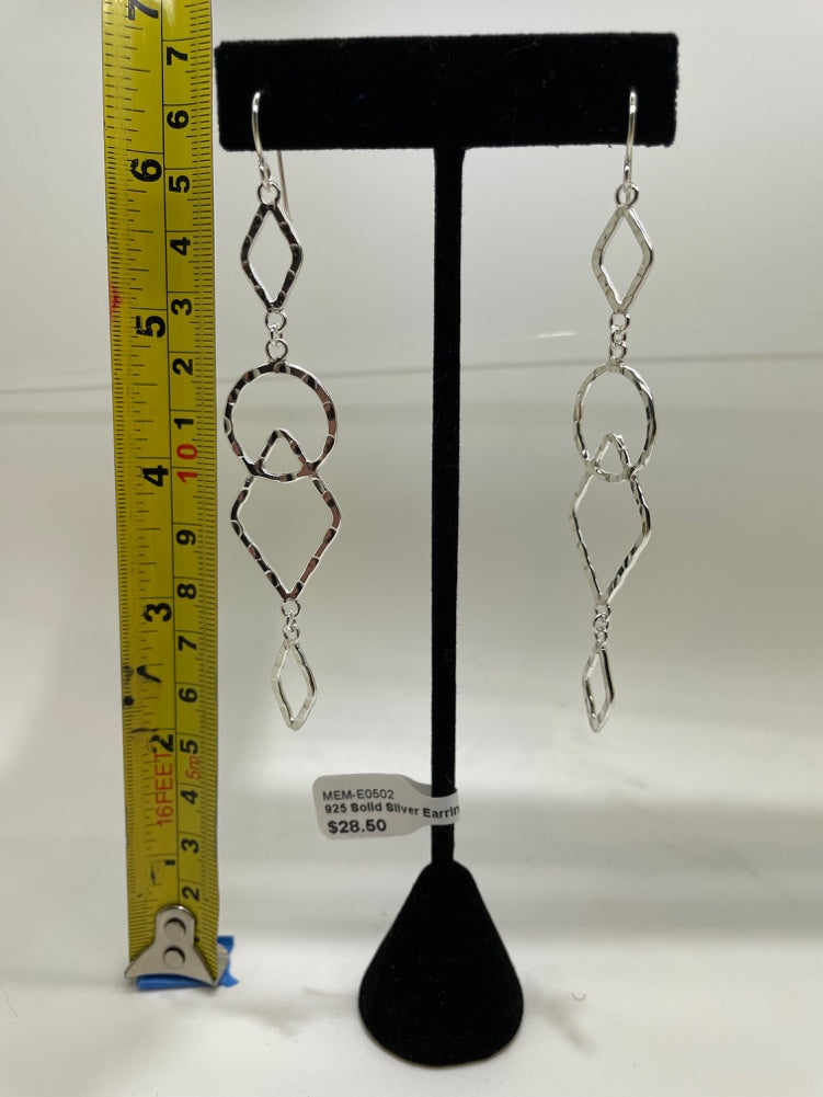 No Mas! 925 Solid Silver Earrings