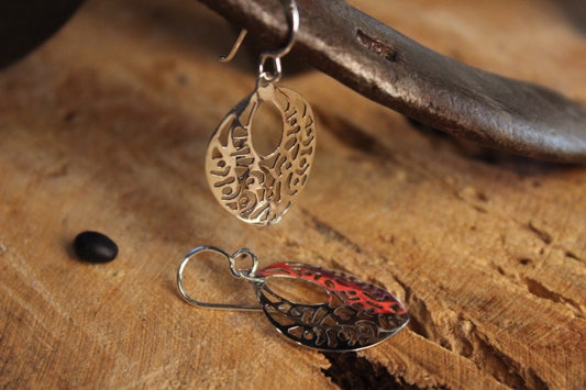 No Mas! 925 Solid Silver Earrings