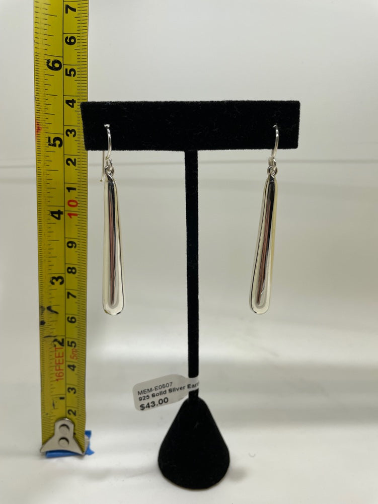 No Mas! 925 Solid Silver Earrings
