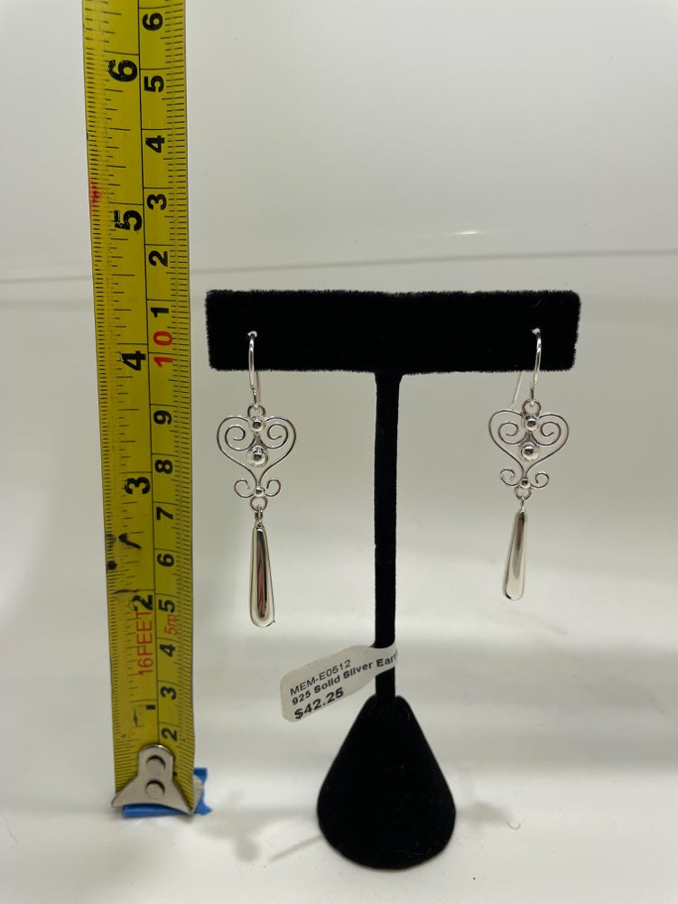 No Mas! 925 Solid Silver Earrings